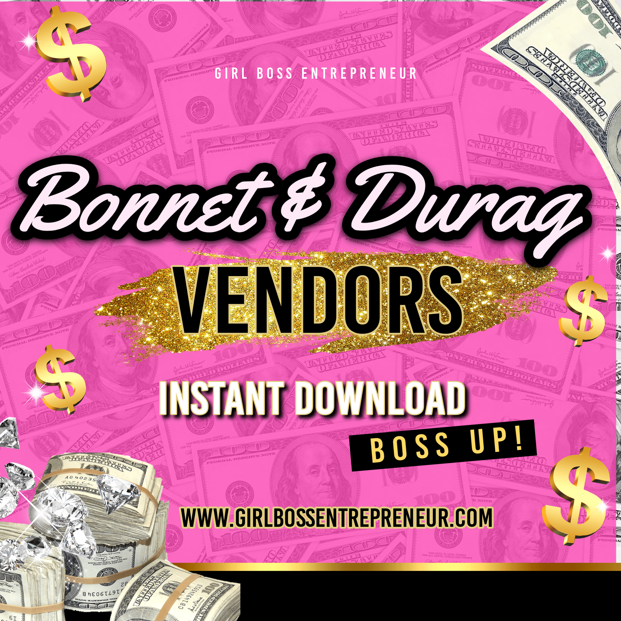 Durag/Bonnet Designer Vendor (Instantly Emailed) – Girl Boss
